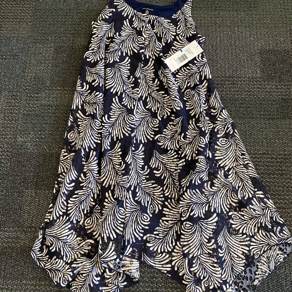 Nina Leonard XL handkerchief dress